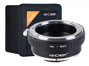 K&F Adapter Nikon NIKKOR na micro M4/3 M43 - Paski, szelki, uprzęże foto - miniaturka - grafika 1