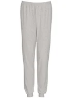 Spodnie damskie - Trigema Damskie spodnie piżamowe mankiety, szary, S - miniaturka - grafika 1