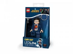 POLTOP LEGO Super Heroes. LGL-KE116 Brelok z latarką, Clark Kent - Breloczki dla dzieci - miniaturka - grafika 1