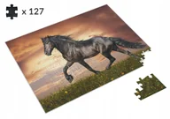 Puzzle - Puzzle Konie Koń Prezent + IMIĘ Dziecka w prezencie - miniaturka - grafika 1