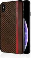 Etui i futerały do telefonów - Etui na telefon komórkowy Apple iPhone 11 Pro Max z karbonową obudową i zderzakiem w kolorze brązowym - miniaturka - grafika 1