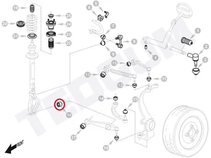 Silentblok wahacza TEDGUM 00375971 60674491 - Wahacze - miniaturka - grafika 1