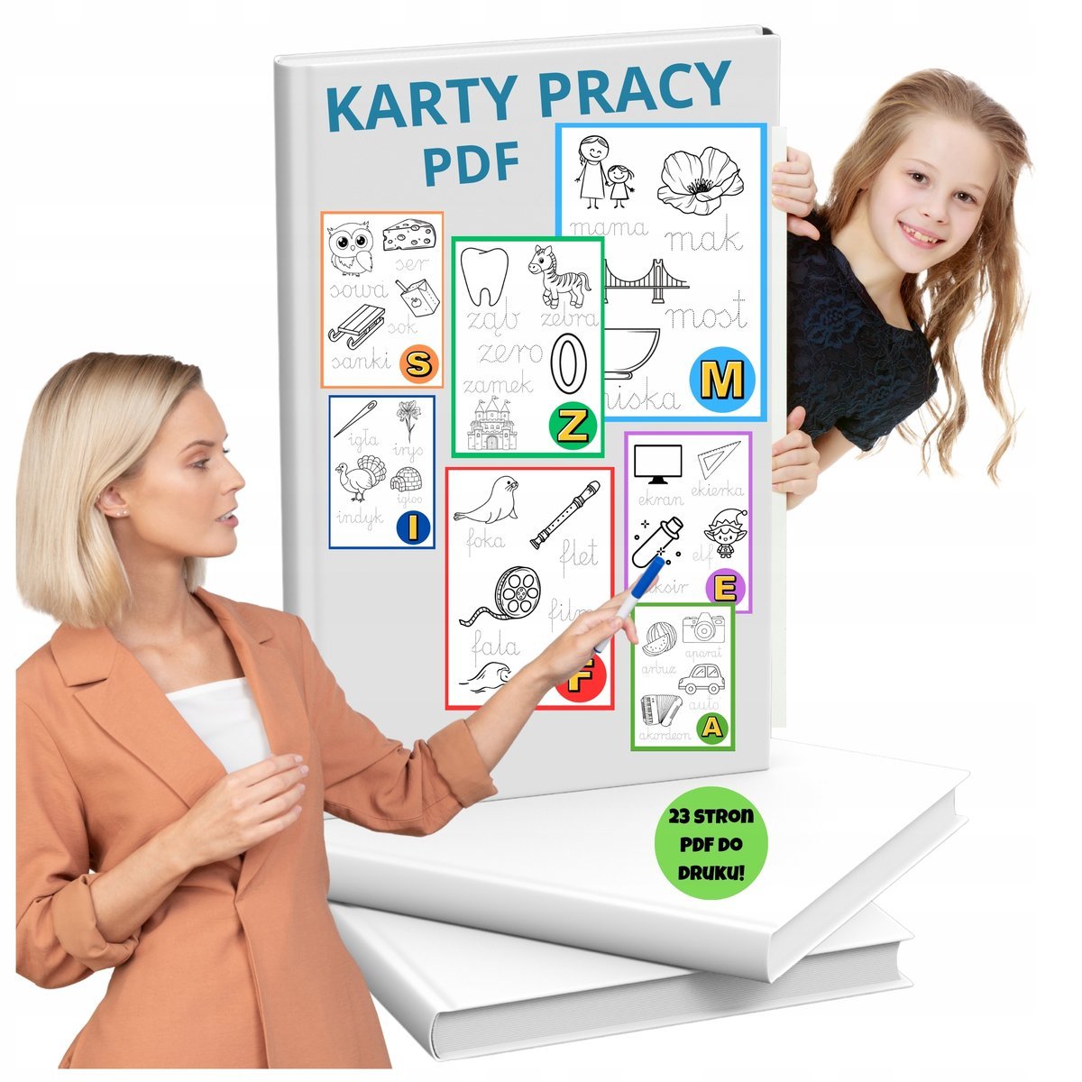 POMOCE DYDAKTYCZNE PDF PISANIE PO SLADZIE KARTY PRACY KLASY 1-3 DO DRUKU