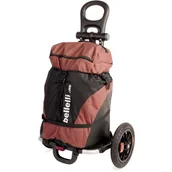 Przyczepki rowerowe - Wózek rowerowy BELLELLI B-Tourist BEL01BTR005R Brązowo-czarny - miniaturka - grafika 1