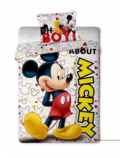 Myszka Mickey Komplet Pościeli W Worku 140X200 - Pościel dla dzieci - miniaturka - grafika 1