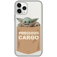 Etui i futerały do telefonów - ERT GROUP etui na telefon Iphone 11 PRO, case oryginalny i oficjalnie licencjonowany przez Star Wars, wzór Baby Yoda 030, optymalnie dopasowane, plecki z TPU częściowo przeźroczyste - miniaturka - grafika 1