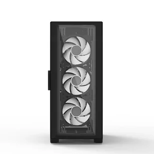 Obudowa I3 Neo TG Mid Tower RGB 4xwentylator, czarna - Obudowy komputerowe - miniaturka - grafika 5