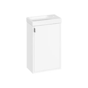 Szafka z umywalką zestaw Atrato 40x22 cm biała Cersanit - Szafki łazienkowe - miniaturka - grafika 1