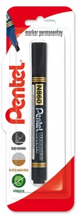 Pentel, Marker permanentny ze ściętą końcówką, N860, czarny kolor tuszu - Markery permanentne - miniaturka - grafika 1