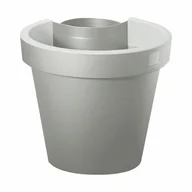 Donice - Donica wysoka na rynnę E&K śr. 24 cm piaskowa Vog - miniaturka - grafika 1