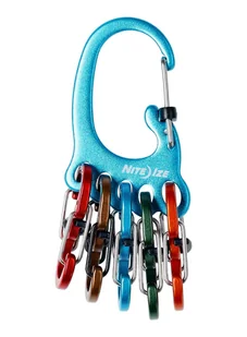 Karabinek Nite Ize BigFoot Locker KeyRack Aluminum - blue - Sprzęt wspinaczkowy - miniaturka - grafika 1
