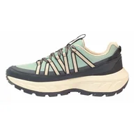 Buty trekkingowe damskie - Damskie buty na wędrówki z membraną Jack Wolfskin WILD HIKE TEXAPORE LOW W green zinnia - 37 - miniaturka - grafika 1