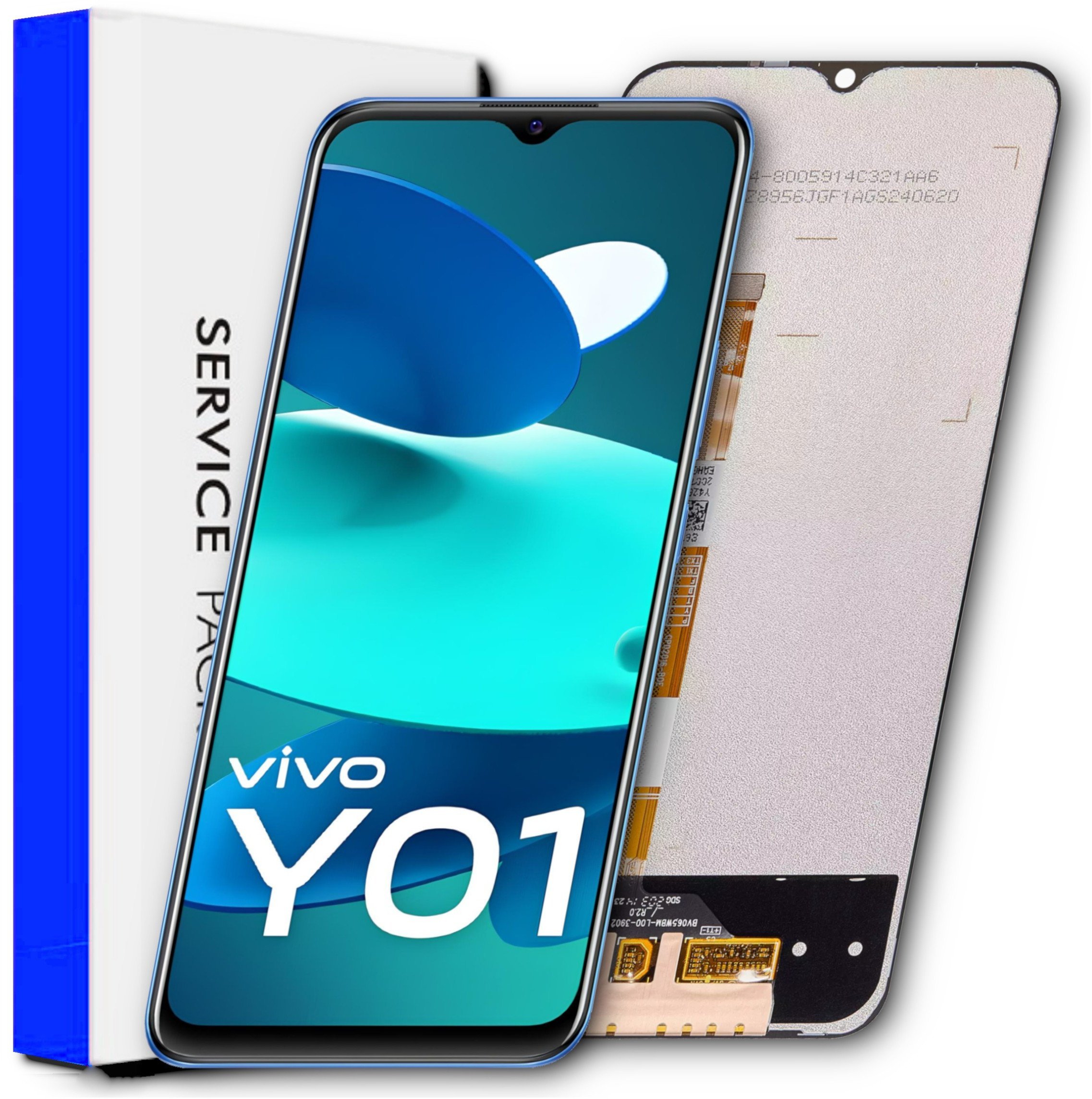 Wyświetlacz do Vivo Y01 LCD V2166 Service Pack Ekran Oryginał Mobilepart