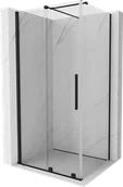 Kabiny prysznicowe - Mexen Velar kabina prysznicowa rozsuwana 120x85 cm, transparent, czarna - 871-120-085-01-70 - miniaturka - grafika 1