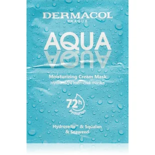Dermacol - Aqua Moisturizing Cream Mask - Nawilżająca maseczka do twarzy - 2 x 8 ml - Maseczki do twarzy - miniaturka - grafika 1