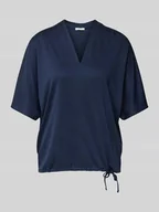 Koszulki i topy damskie - T-shirt o kroju relaxed fit z rękawami nietoperzami - miniaturka - grafika 1