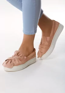 Różowe Slip On Boogie - Trampki damskie - miniaturka - grafika 1