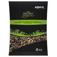 Podłoże do akwarium - Aquael Żwir Naturalny Wielobarwny 3-5mm 2kg - miniaturka - grafika 1
