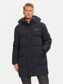 Kurtki męskie - Guess Jeans Kurtka puchowa M4BL26 WGII2 Granatowy Regular Fit - miniaturka - grafika 1