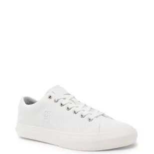 Tommy Hilfiger Tenisówki TH HI VULC STREET LOW SEERSUCKER - Trampki męskie - miniaturka - grafika 1