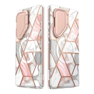 Etui i futerały do telefonów - Oryginalne Etui SAMSUNG GALAXY S24 ULTRA Supcase Cosmo Marble wzór - miniaturka - grafika 1