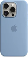 Etui i futerały do telefonów - Apple Iphone 15 Pro Silicone Case With Magsafe - Niebieski - miniaturka - grafika 1