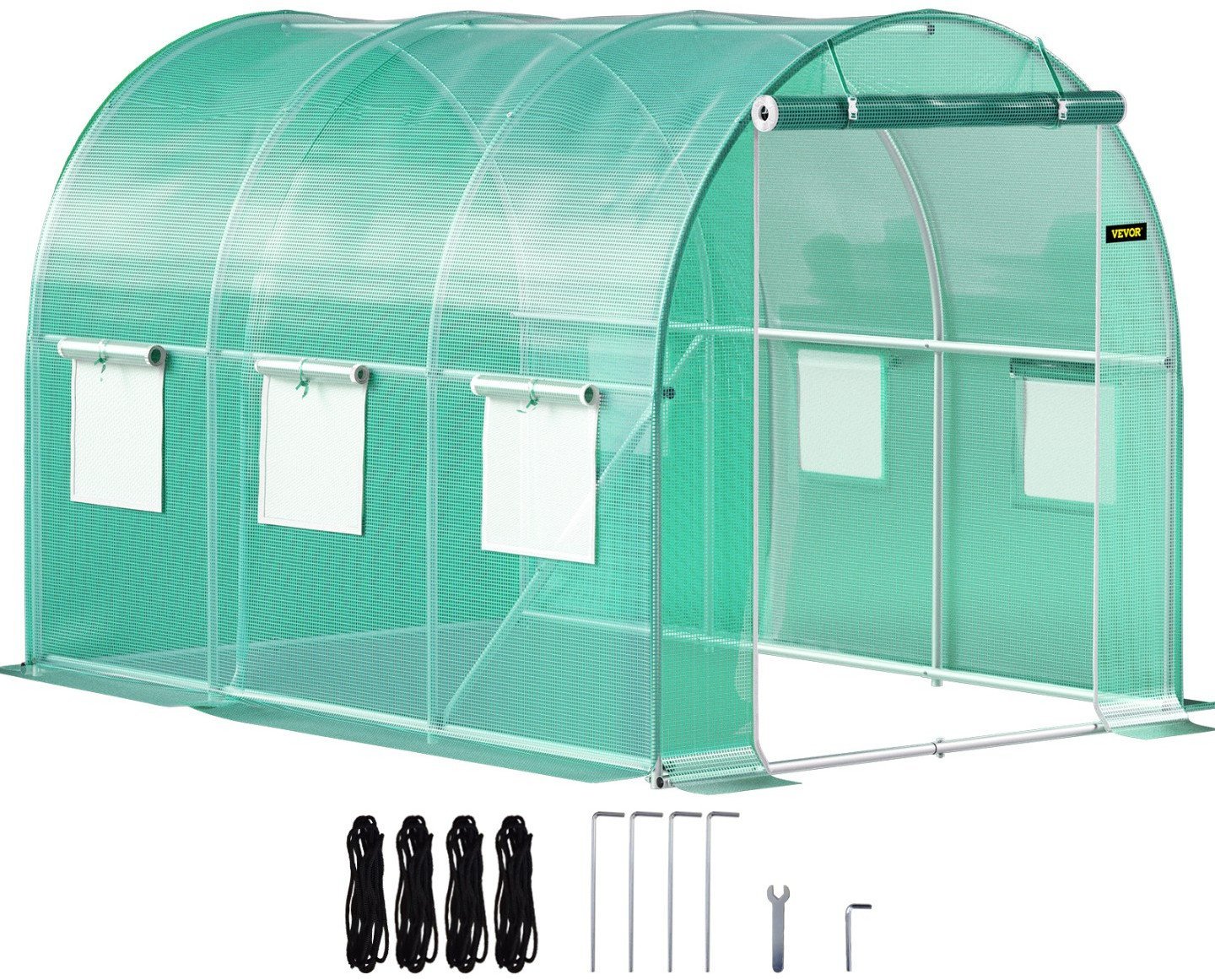 VEVOR Tunel foliowy ogrodowy szklarnia 3.7x 2.1x2.1 m