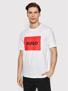 Koszulki męskie - Hugo T-Shirt Dulive222 50467952 Biały Regular Fit - miniaturka - grafika 1