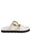 Klapki i japonki damskie - Gino Rossi Klapki 4781-25 Écru - miniaturka - grafika 1