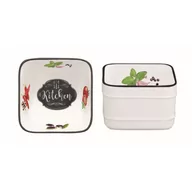 Miski i półmiski - Nuova Cer R2S Kwadratowa miseczka z porcelany R2S 1614 KIBK - miniaturka - grafika 1