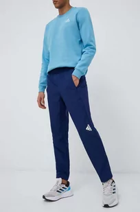 adidas Performance spodnie treningowe Designed for Movement kolor granatowy gładkie - Spodnie męskie - miniaturka - grafika 1