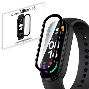 Grizz Szkło hybrydowe 3D do Mi Band 6 - Akcesoria do smartwatchy - miniaturka - grafika 1