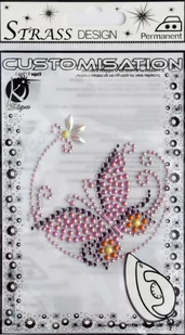 Naprasowanka, Motyl - Pasmanteria - miniaturka - grafika 1