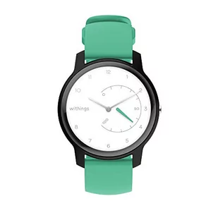 Withings Move monitor aktywności, zegar, śledzenie kroków, kalorii, snu, wodoszczelny, GPS, stoper, M, Blanc, Noir et Menthe - Smartwatch - miniaturka - grafika 2