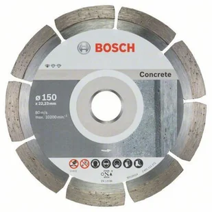 Bosch Diamentowa tarcza tnąca Standard for Concrete 150 x 22,23 x 2 x 10 mm 2608 - Materiały ścierne - miniaturka - grafika 1
