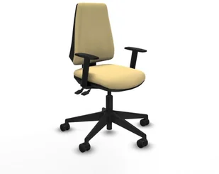 Fotel biurowy, krzesło biurowe Krzesło Biurowe Elche AS Piqueras y Crespo B1D066N Krem - Fotele i krzesła biurowe - miniaturka - grafika 1