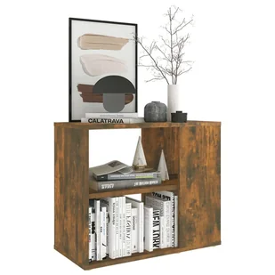 Lumarko Szafka boczna, przydymiony dąb, 60x30x50 cm - Szafki do salonu - miniaturka - grafika 6