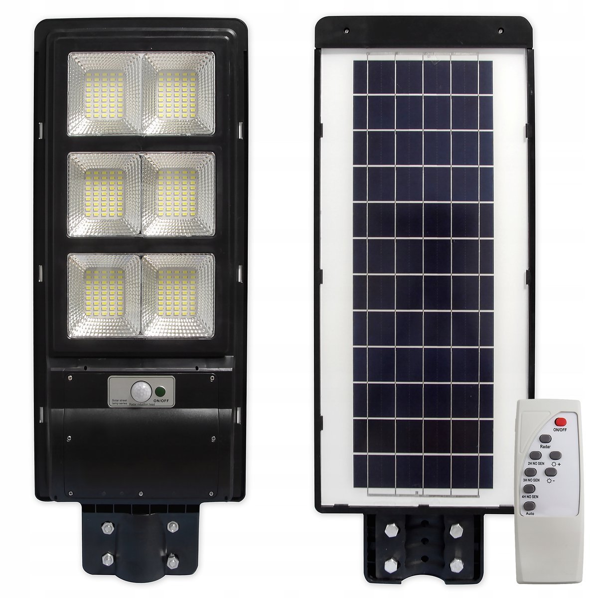 LAMPA SOLARNA ULICZNA 270W = 2700W LED Z CZUJNIKIEM RUCHU I ZMIERZCHU PILOT