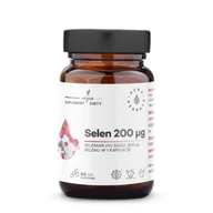 Witaminy i minerały - AURA HERBALS Selen 200μg selenian (IV) sodu, 60kaps. - miniaturka - grafika 1