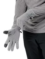 Rękawiczki - Jack Wolfskin Unisex REAL Stuff Glove rękawiczki, Slate Grey, M, Slate Grey, M - miniaturka - grafika 1