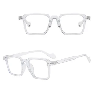 Okulary zerówki do komputera z filtrem BLUE LIGHT STL37H transparentne + akcesoria - Okulary korekcyjne, oprawki, szkła - miniaturka - grafika 1