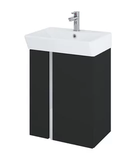 Elita Skye set 50 umywalka + szafka black matt 168352 - Szafki łazienkowe - miniaturka - grafika 1