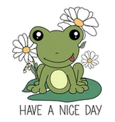 Pasmanteria - Naprasowanka żaba żabka śmieszny zabawny 3 - miniaturka - grafika 1