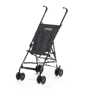 Vežimėlis-skėtukas BabyTrold Speed, black - Wózki dziecięce - miniaturka - grafika 1