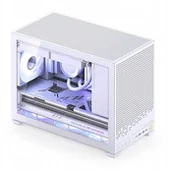 Obudowy komputerowe - Jonsbo D32 PRO White PC-Gehuse, Mini-Gehuse, mATX, Tempered Glass - wei - miniaturka - grafika 1