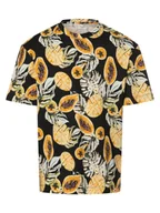 Koszulki męskie - Jack & Jones Koszulka męska - JORTampa Mężczyźni Bawełna czarny|wielokolorowy nadruk, XL - miniaturka - grafika 1