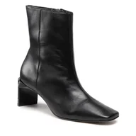 Botki damskie - Botki Simple SL-04-02-000101 Czarny - miniaturka - grafika 1