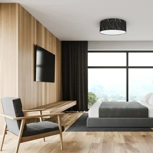 Milagro Lampa sufitowa SENSO Black/Gold 400mm 2xE27 MLP7295 - Lampy ścienne - miniaturka - grafika 5