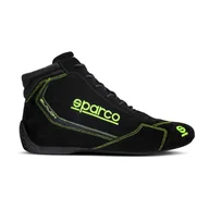 Odzież do sportów motorowych - Buty wyścigowe Sparco SLALOM MY22 czarno-zielone (FIA) - miniaturka - grafika 1