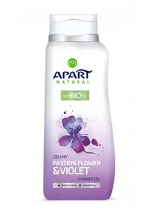 GLOBAL Żel pod prysznic Apart Natural Passion Flower & Violet 400 ml - Kosmetyki do kąpieli - miniaturka - grafika 1